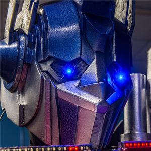 Close up of Optimus Prime